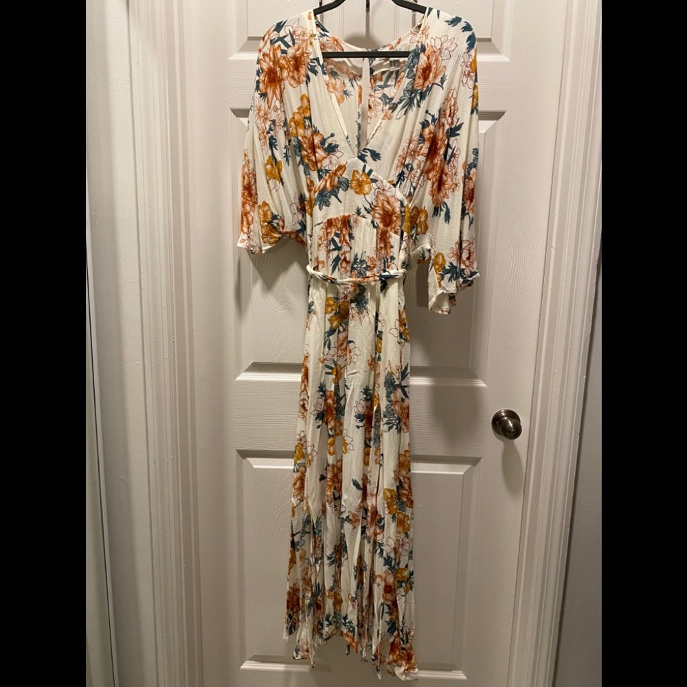 Flower maxi dress